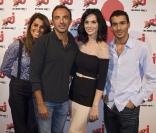 Katy Perry au 6/9 sur NRJ, entourée de Nikos, Karine Ferri et Mustapha El Atrassi