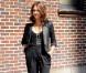 Jessica Alba sortant du plateau de l'émission  The Late Show With David Letterman  à New York, le 30 août 2010 
