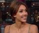Jessica Alba sur le plateau de l'émission The Late Show With David Letterman, le 30 août 2010 à New York