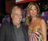 Daniel Hechter et sa fille Kareen Lazar lors du Grand Bal de Deauville, le 28 août 2010