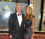 Le producteur Gilbert Coullier et son épouse Nicole lors du Grand Bal de Deauville, le 28 août 2010