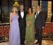 Arielle de Rothschild, Dominique Desseigne et Monsieur et Madame Sidney Toledano lors du Grand Bal de Deauville, le 28 août 2010