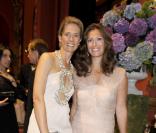 Cécile Eisenchteter et Cordelia de Castellane lors du Grand Bal de Deauville, le 28 août 2010