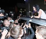Katy Perry à la sortie des studios ITV à Londres