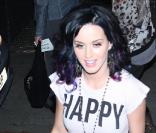 Katy Perry à la sortie des studios ITV à Londres