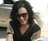 Katy Perry à la sortie des studios ITV à Londres