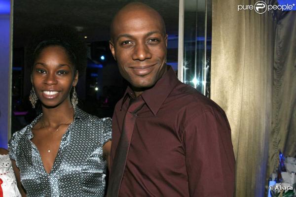 Harry Roselmack et son épouse Chrislaine