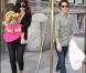 Katie et Tom Cruise à la sortie de leur appartement, à New York. 7/09/2010