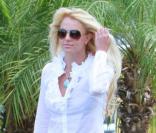 Britney Spears se rend au restaurant Johnny Rockets à Los Angeles, jeudi 9 septembre.