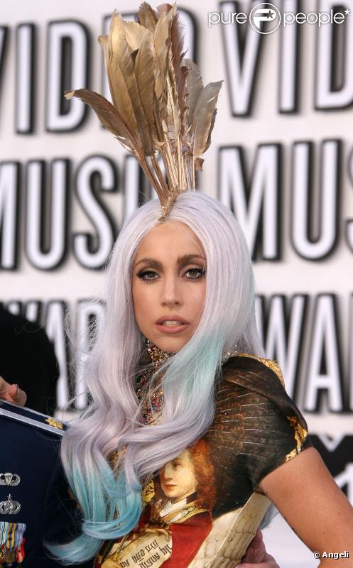 Lady Gaga lors des MTV Video Music Awards 2010 à Los Angeles, le 12 septembre 2010