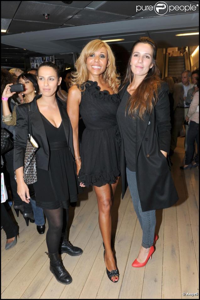 Elisa Tovati, Cathy Guetta et Zoé Félix à la présentation de la collection Tweety by Cathy Guetta pour André, aux Galeries Lafayette, à Paris