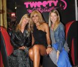 Isabelle Camus, Cathy Guetta et Mélanie Page à la présentation de la collection Tweety by Cathy Guetta pour André, aux Galeries Lafayette, à Paris