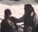 Johnny Depp, Ian McShane et Penélope Cruz sur le tournage de Pirates des Caraïbes 4 à Hawaï le 31 août 2010
