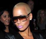 Amber Rose lors du défilé PPQ lors de la fashion week londonienne le 17 septembre 2010