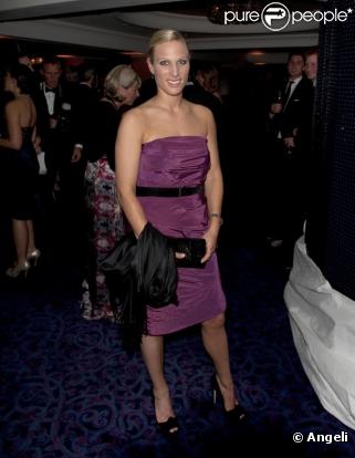 Zara Phillips au British Olympic Ball, à Londres, le 24 septembre 2010.
