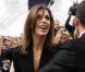 Elisabetta Canalis lors du défilé Roberto Cavalli à Milan, le 27 septembre 2010