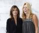 Elisabetta Canalis et Frederica Fontana lors du défilé Roberto Cavalli à Milan, le 27 septembre 2010