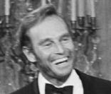 Charlton Heston aux Golden Globes 1967, reçoit le Cecil B. DeMille Award