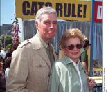 Charlton Heston et son épouse Lydia en 2001