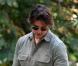 Tom Cruise joue avec sa petite Suri Cruise dans un parc à New York le 7 septembre 2010