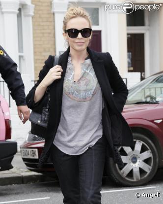 Kylie Minogue à Londres, le 28 septembre 2010