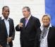 Didier Drogba inaugure un stade à son nom à Levallois-Perret en présence de Patrick Balkany et Rama Yade