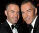 Les jumeaux Dean et Dan Caten lors de la soirée Vogue à Paris le 30/09/10