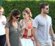David Charvet et Brooke Burke avec leurs enfants à Los Angeles. Une famille formidable.