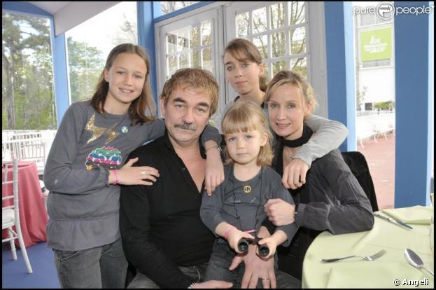 Olivier Marchal et sa famille