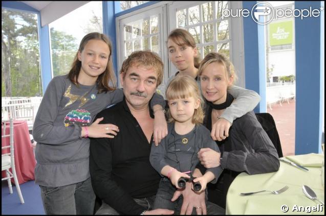 Olivier Marchal et sa famille