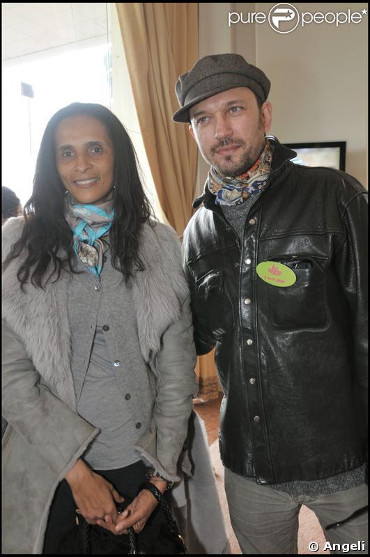 Vincent Perez et sa femme.