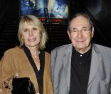 Robert Hossein et Candice Patou lors de la Générale d\'Il était une fois... Joe Dassin, le 7 octobre au Grand Rex à Paris.