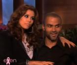 Eva Longoria et Tony Parker, invités du Ellen Degeneres Show le 15 octobre 2010