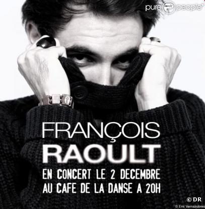 François Raoult sera au Café de la Gare (Paris) pour un concert exceptionnel le 2 décembre.