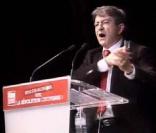 Jean-Luc Mélenchon, meeting du Parti de gauche à Paris, au théâtre Dejazet, le 18 octobre 2010