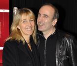 Philippe Harel et son épouse lors de la soirée de lancement du champagne mathusalem Amour de Deutz 2002 créé par Christofle et présenté à Paris le 21 octobre 2010 