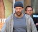 Jason Statham sur le tournage de Safe , dans le quartier de Chinatown, à New York, en octobre 2010.
