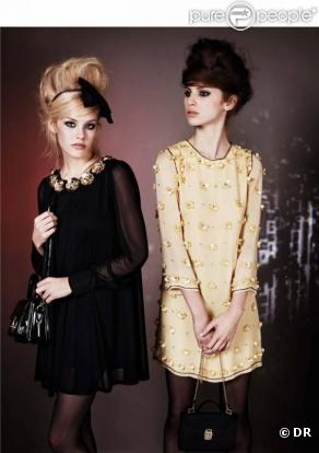 Ashley Smith et Tali Lennox pour la campagne Topshop