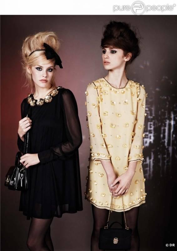 Ashley Smith et Tali Lennox pour la campagne Topshop