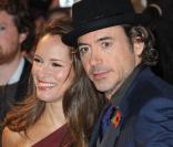 Robert Downey Jr. et sa femme Susan Levin lors de l'avant-première de  Date Limite , à l'Empire Cinema de Leicester Square, à Londres, le 3 novembre 2010.