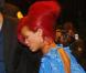 Katy Perry et son mari Russell Brand retrouvent leur amie Rihanna dans un restaurant de Madrid après la cérémonie des MTV EMA le 7 novembre 2010