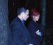 Katy Perry et son mari Russell Brand retrouvent leur amie Rihanna dans un restaurant de Madrid après la cérémonie des MTV EMA le 7 novembre 2010