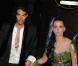 Katy Perry et son mari Russell Brand retrouvent leur amie Rihanna dans un restaurant de Madrid après la cérémonie des MTV EMA le 7 novembre 2010