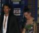 Katy Perry et son mari Russell Brand retrouvent leur amie Rihanna dans un restaurant de Madrid après la cérémonie des MTV EMA le 7 novembre 2010