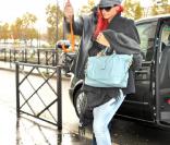 Rihanna et son boyfriend Matt Kemp à leur arrivée au Grand Journal le 10/11/2010
