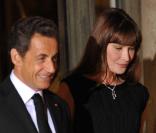 Nicolas Sarkozy et Carla Bruni, palais de l'Elysée, le 4 novembre 2010 