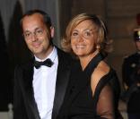 Valérie Pécresse, Ministre de l'Enseignement supérieur et de la Recherche, ici avec son compagnon. 