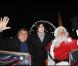 Jean-Pierre Foucault, Liane Foly et le Père Noël ont inauguré le village de Noël, à Paris, le mercredi 24 novembre 2010.