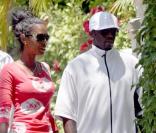 P. Diddy et Kim Porter, mère de ses enfants, en 2006.  