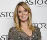 Heidi Klum à Munich en Allemagne pour la présentation de sa nouvelle de cosmétiques, le 27 novembre 2010.
